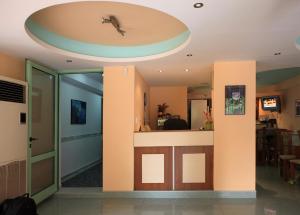 TV a/nebo společenská místnost v ubytování R&G Hotel