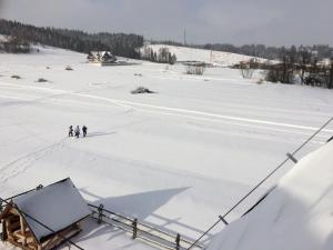Willa Nad Potokiem v zime