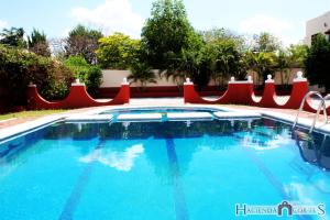 Bazén v ubytování Hotel Hacienda Cortes nebo v jeho okolí + 12 fotografií