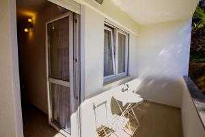 Balkón nebo terasa v ubytování Apartments Lovor