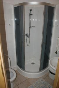 Kúpeľňa v ubytovaní Apartamenty Drewniany Dom + 19 fotografií