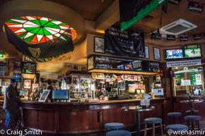 The lounge or bar area at Northern Star Hotel