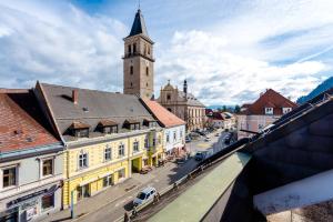 Nespecifikovaný výhled na destinaci Judenburg nebo výhled na město při pohledu z hotelu