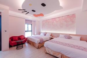 Letto o letti in una camera di Tiamo B&B