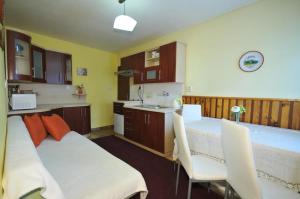 Kuchyňa alebo kuchynka v ubytovaní Apartmany pod Troma Korunami