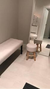 Posteľ alebo postele v izbe v ubytovaní Widok na Mazury Apartament przy Porcie
