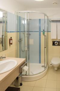 Koupelna v ubytování Grand SPA Lietuva Hotel Druskininkai
