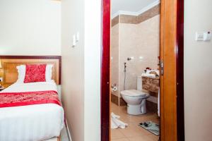 Koupelna v ubytování Sama Al Deafah Hotel
