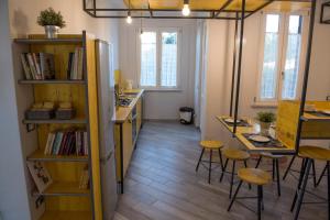 Knihovna v bed and breakfast