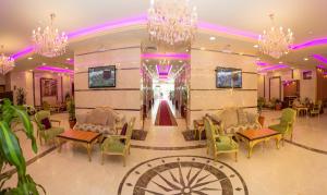 Posezení v ubytování Sama Al Deafah Hotel