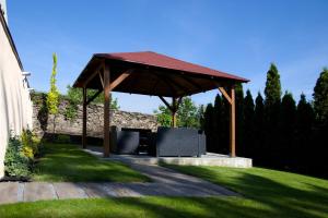 Zahrada ubytování Pension Falconi