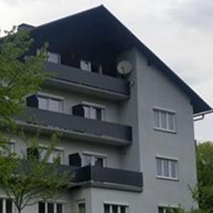 El edificio en el que está la posada