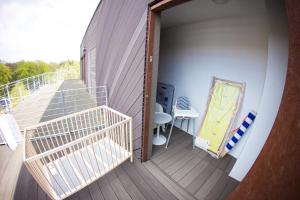Balkón nebo terasa v ubytování Komfortowy apartament Międzyzdroje
