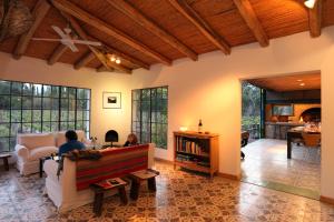 A seating area at Finca Adalgisa