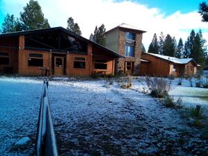 Paralelo 42° Lodge durante el invierno