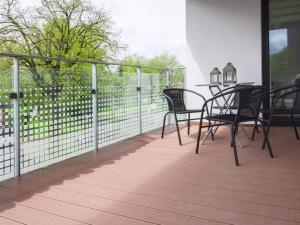 Balkón alebo terasa v ubytovaní VacationClub - Solna Apartment C103