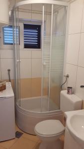 Koupelna v ubytování Apartmani Vidoš