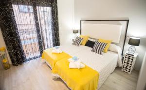 Postel nebo postele na pokoji v ubytování Apartamentos Amaiur 2