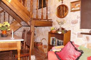 A seating area at La Casina de Celorio