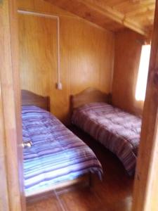 Cama o camas de una habitación en Puelche de Antuco