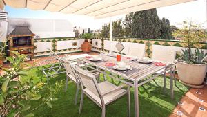 Balkón alebo terasa v ubytovaní Beach Penthouse