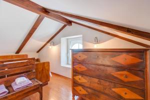 Postel nebo postele na pokoji v ubytování Hilltop Apartment Vidovici