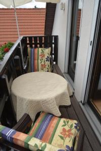 
Ein Balkon oder eine Terrasse in der Unterkunft Ferienwohnung Starke
