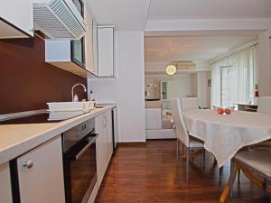 Kuchyň nebo kuchyňský kout v ubytování Apartments Ilija 1363