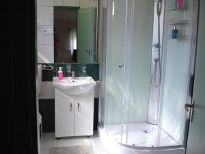 A bathroom at Biro Apartman