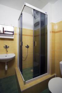 Koupelna v ubytování Horska chata Svetlanka