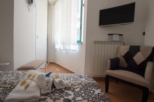 Ένα ή περισσότερα κρεβάτια σε δωμάτιο στο boutique apartment al duomo