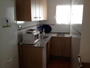 Kuchyňa alebo kuchynka v ubytovaní Apartamentos Casa la Costanilla