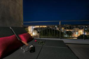 Posezení v ubytování Ancora Center Apartment