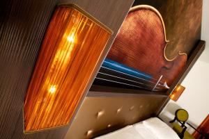 Letto o letti in una camera di Hotel Medemblik