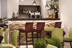 The lounge or bar area at Hotel Soleluna