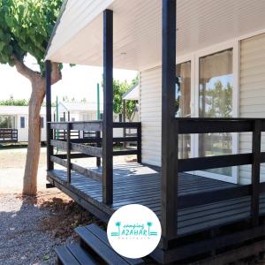 Balkón nebo terasa v ubytování Camping Azahar