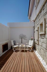 A seating area at Gobene Alacati