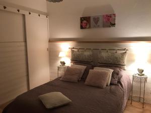 Postel nebo postele na pokoji v ubytování Chambre d'hôtes Costa Belle