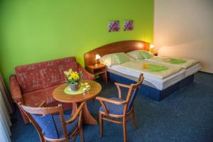 Voodi või voodid majutusasutuse Hotel Centrum Harrachov toas