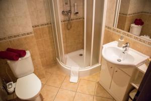 Vannituba majutusasutuses Hotel Centrum Harrachov