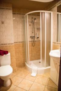 Vannituba majutusasutuses Hotel Centrum Harrachov