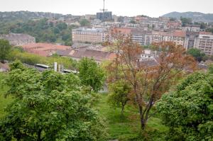 Výhľad na mesto Budapešť alebo výhľad na mesto priamo z apartmánu