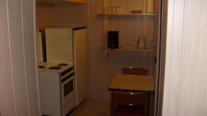 Kuchyň nebo kuchyňský kout v ubytování Apartament na Wrzosach