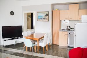 Kuchyň nebo kuchyňský kout v ubytování Apartments Villa Majda