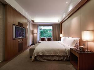 Katil atau katil-katil dalam bilik di The Tango Hotel Taipei XinYi