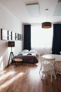 Posteľ alebo postele v izbe v ubytovaní Apartment Gesse Jirsikova