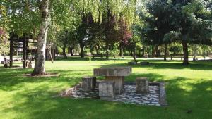 Vonkajšia záhrada v ubytovaní Centro San Viator