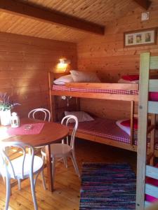 Postel nebo postele na pokoji v ubytování Gånarps rum och Stuguthyrning