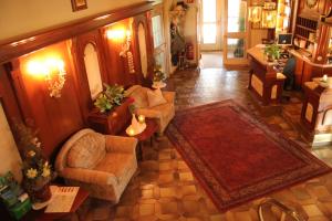 Posezení v ubytování Hotel Walkner