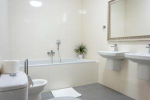 Koupelna v ubytování Penzion Apartmány Hradební